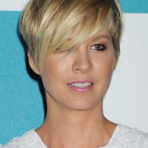 Short Haircuts With Long Fringe (Photo 20 of 20)