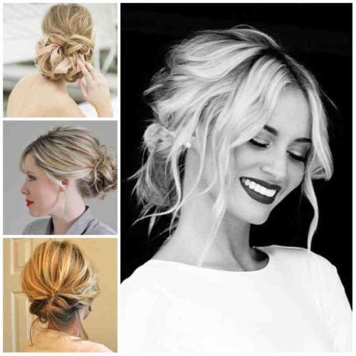 Updos For Medium Hair With Bangs (Photo 11 of 15)