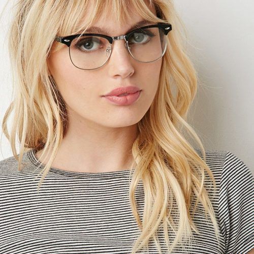 Medium Haircuts With Bangs And Glasses (Photo 19 of 20)