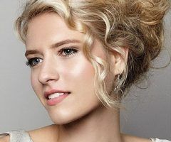 20 Collection of Elegant Messy Updos with Side Bangs
