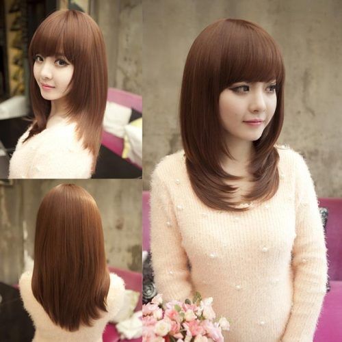Korean Haircuts For Round Face (Photo 8 of 20)