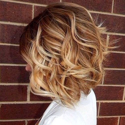 Honey Kissed Highlights Curls Hairstyles (Photo 18 of 20)