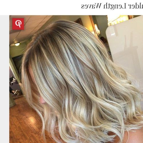 Mid-Length Beach Waves Hairstyles (Photo 13 of 20)