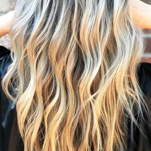 Beachy Waves Hairstyles With Balayage Ombre (Photo 14 of 20)