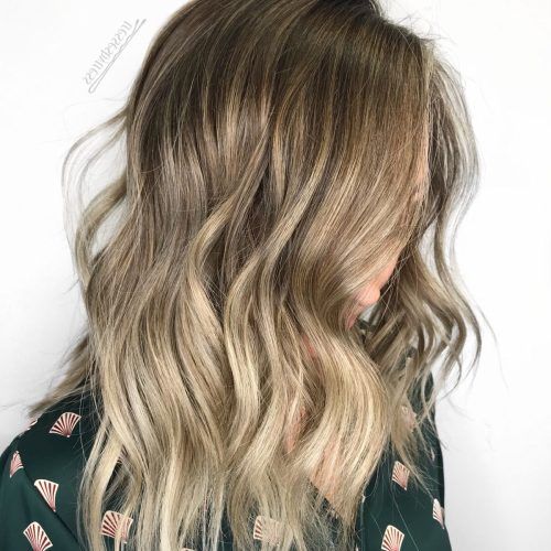 Beachy Waves Hairstyles With Balayage Ombre (Photo 4 of 20)