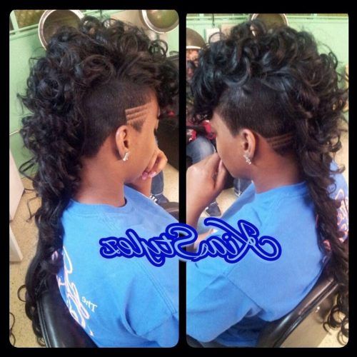 Long Curled Mohawk  Haircuts (Photo 3 of 20)