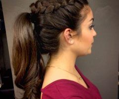 20 Inspirations Beautifully Braided Ponytail Hairstyles