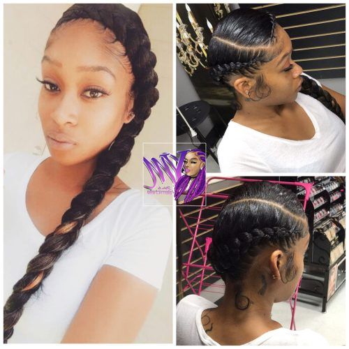 Curved Goddess Braids Hairstyles (Photo 12 of 20)