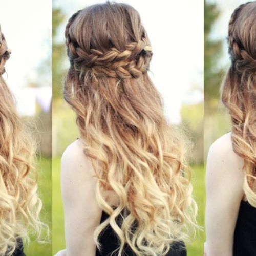 Half-Up And Braided Hairstyles (Photo 1 of 15)