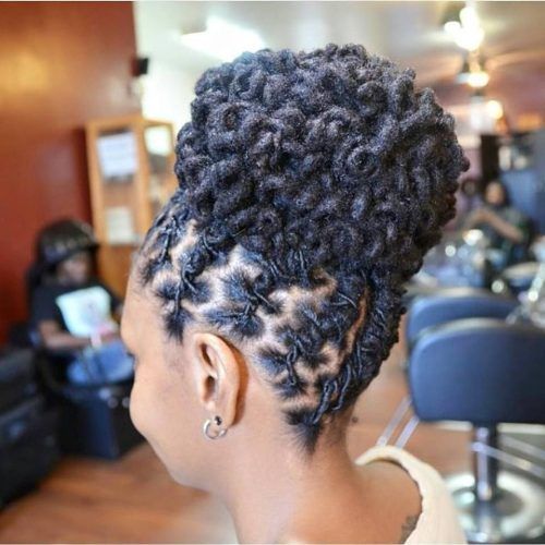 Updo Hairstyles For Long Locs (Photo 10 of 15)