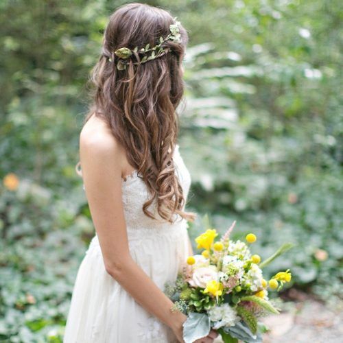 Wedding Hairstyles For Long Hair With Flowers (Photo 11 of 15)
