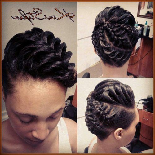 Micro Braids In Side Fishtail Braid (Photo 13 of 20)