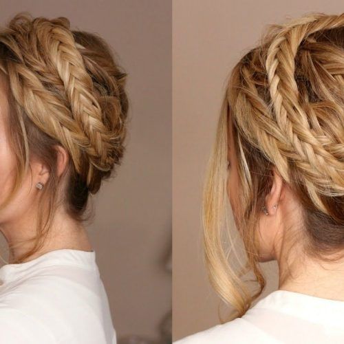 Fishtail Crown Braid Hairstyles (Photo 7 of 20)