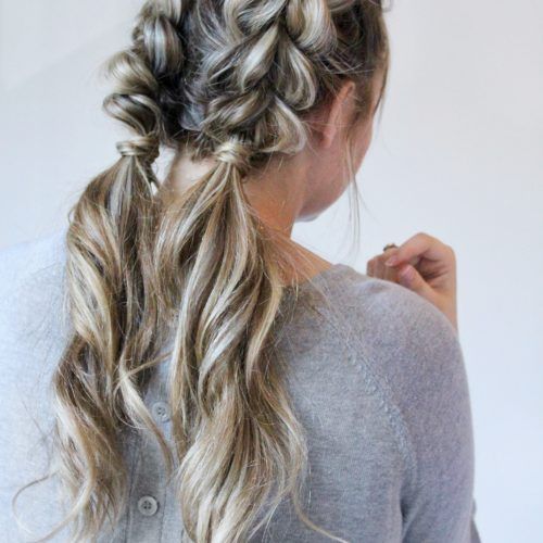 Braided Millennial-Pink Pony Hairstyles (Photo 8 of 20)