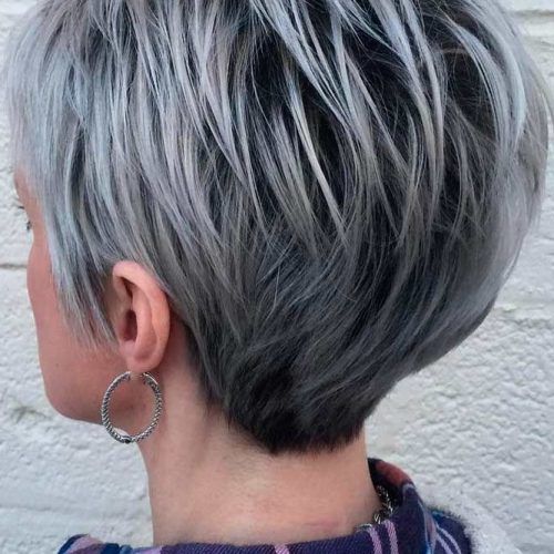 Ashy Blonde Pixie Haircuts With A Messy Touch (Photo 5 of 15)
