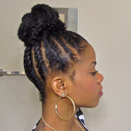 Flat Twist Updo Hairstyles With Extensions (Photo 4 of 15)