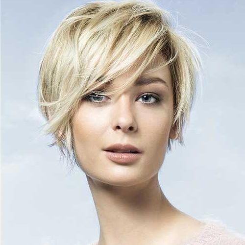 Short Hair Cuts For Women With Round Faces (Photo 1 of 15)