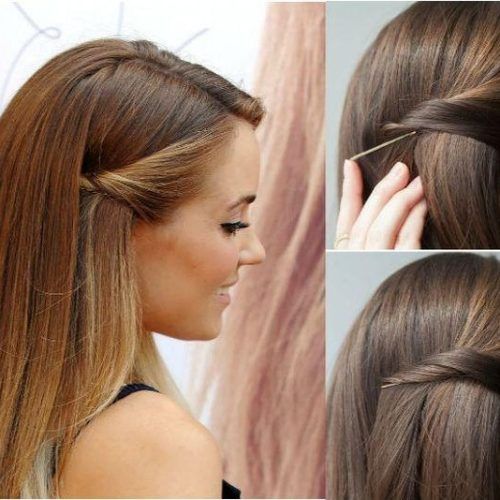 Long Hairstyles Pinned Back (Photo 5 of 15)