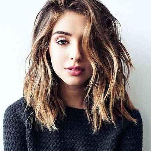 Short Medium Hairstyles For Round Faces (Photo 1 of 15)