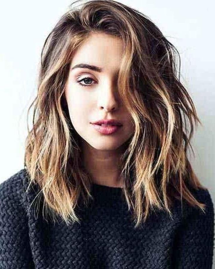 15 Best Collection of Short Medium Hairstyles for Round Faces