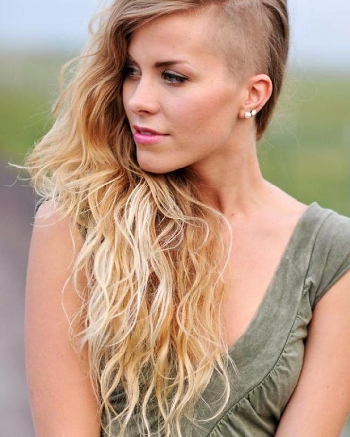 15 Photos Long Hairstyles with Shaved Sides