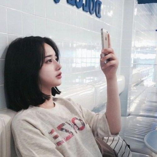 Korean Girl Short Hairstyle (Photo 4 of 15)