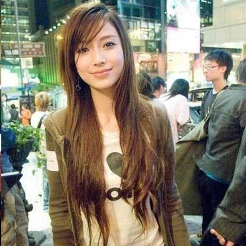 Long Hair With Layers And Side Swept Bangs (Photo 12 of 15)
