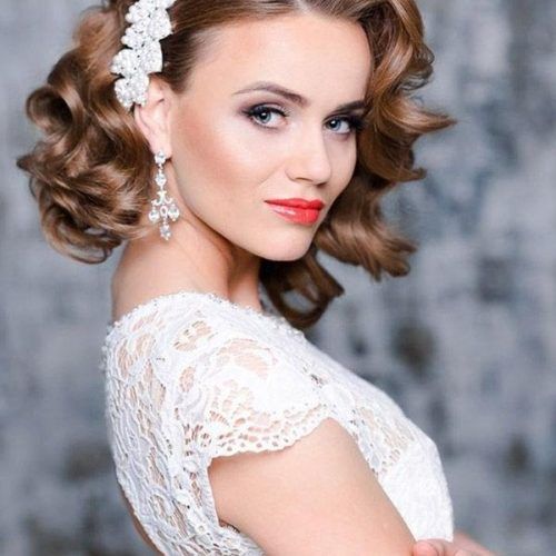 Hairstyle For Short Hair For Wedding (Photo 7 of 15)