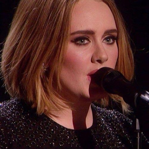 Adele Shoulder Length Bob Hairstyles (Photo 15 of 15)