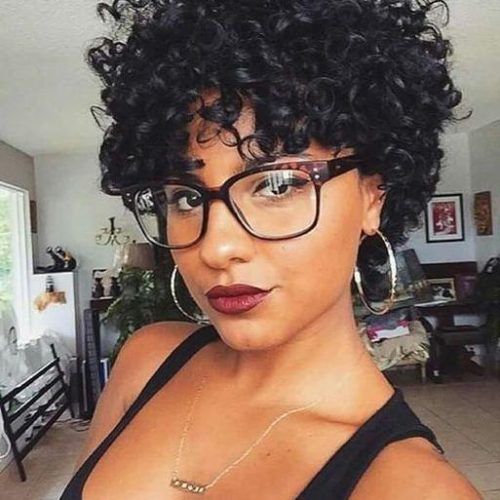 Short Haircuts For Black Curly Hair (Photo 13 of 20)
