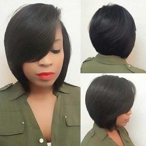 Bob Short Hairstyles For Black Women (Photo 12 of 20)