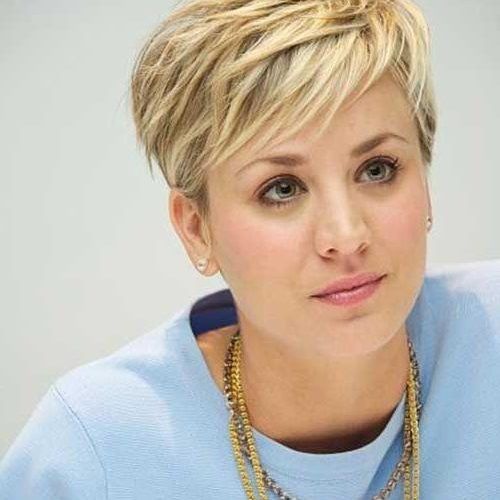 Short Blonde Pixie Haircuts (Photo 1 of 20)