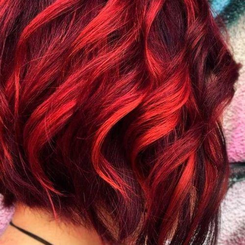 Bright Red Short Hairstyles (Photo 19 of 20)