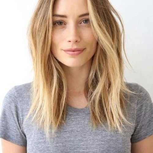 Middle Parting Hairstyles For Long Hair (Photo 8 of 15)