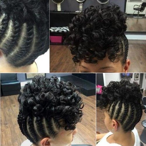 Braided Updo Black Hairstyles (Photo 12 of 15)