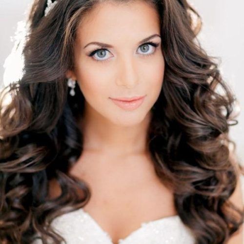 Long Curly Hairstyles For Wedding (Photo 10 of 15)