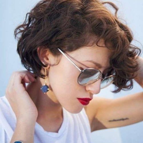 Edgy Short Curly Haircuts (Photo 12 of 15)