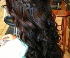 15 Best Collection of Long Curly Braided Hairstyles