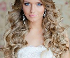 2024 Popular Long Curly Hairstyles for Wedding
