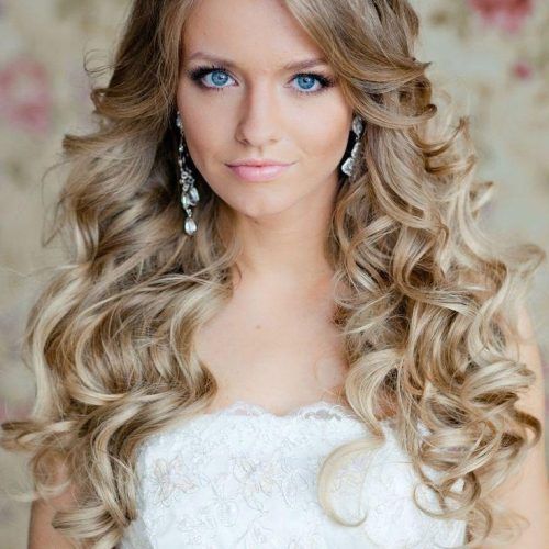 Long Curly Hairstyles For Wedding (Photo 1 of 15)