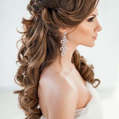 Long Curly Hairstyles For Wedding (Photo 2 of 15)