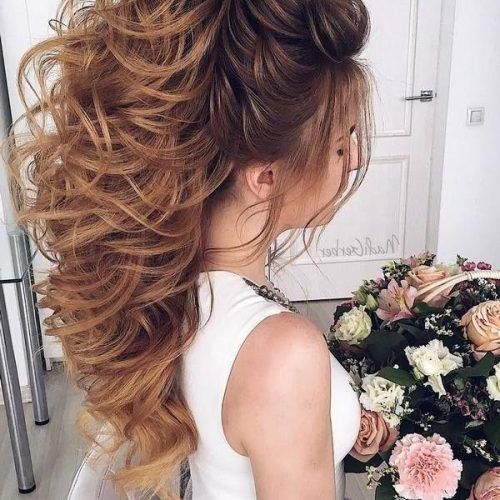 Long Curly Hairstyles For Wedding (Photo 5 of 15)