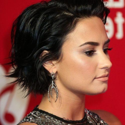 Demi Lovato Short Hairstyles (Photo 4 of 20)
