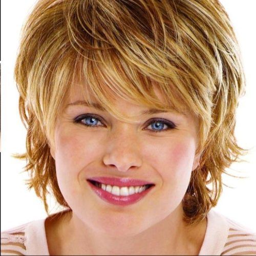 Short Hairstyles For Round Faces With Double Chin (Photo 12 of 15)