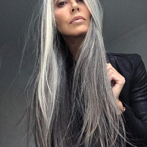 Long Hairstyles Grey Hair (Photo 7 of 15)