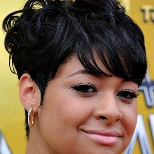 Short Hairstyles For Black Women With Fat Faces (Photo 3 of 15)