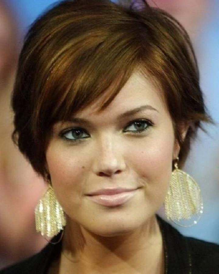 15 Collection of Short Hair Styles for Chubby Faces