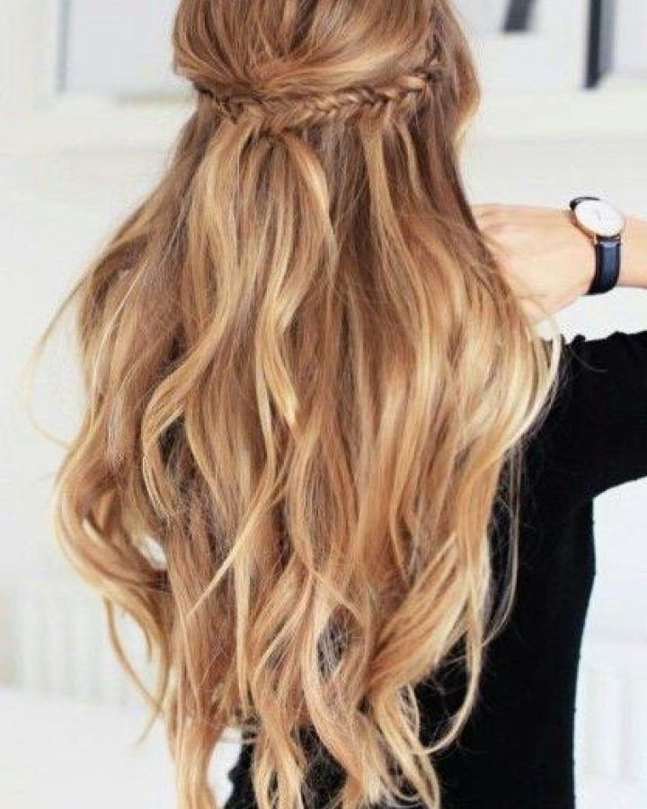 15 Best Collection of Long Hairstyles Half Up Half Down