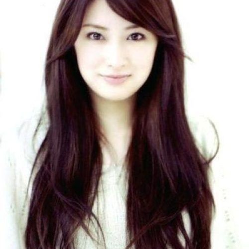 Asian Hairstyles With Side Bangs (Photo 5 of 20)