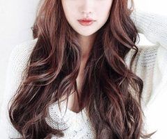 15 Inspirations Korean Long Hairstyles